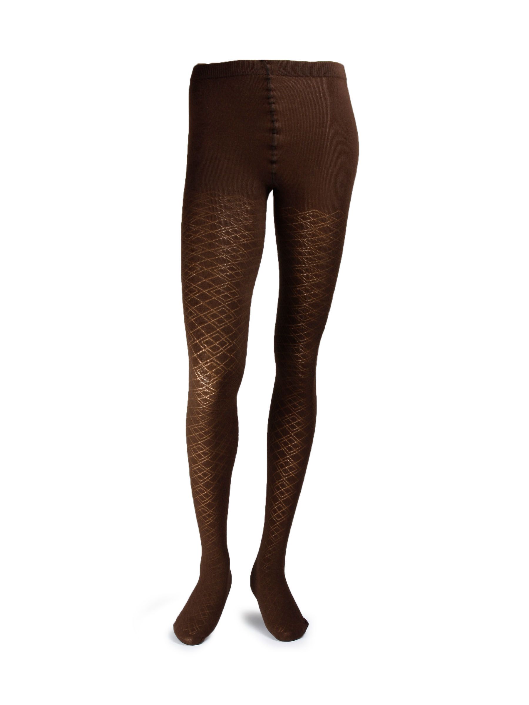 United Colors of Benetton Women Solid Brown Stockings