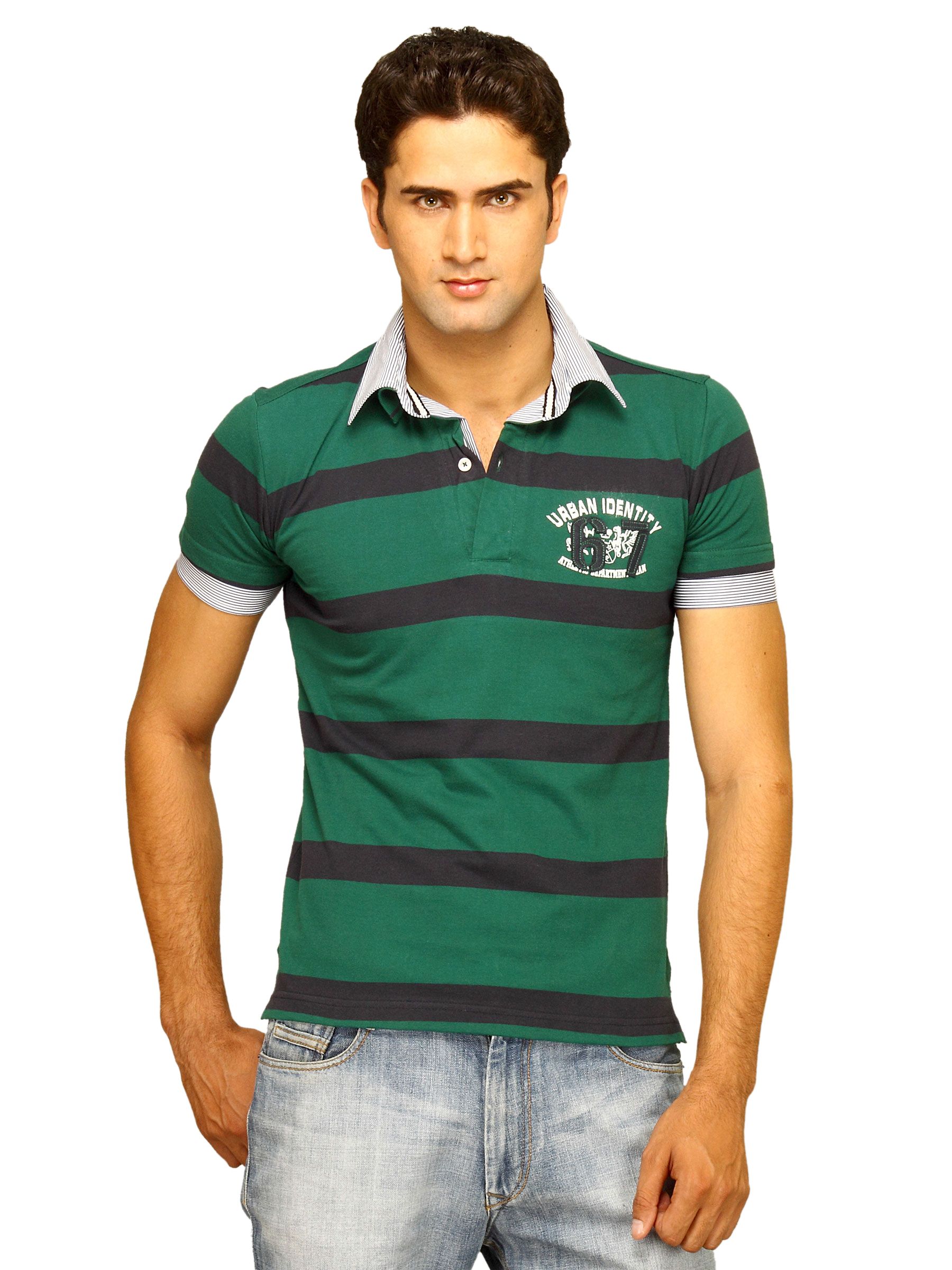 Status Quo Men's Leaf Green Polo T-shirt