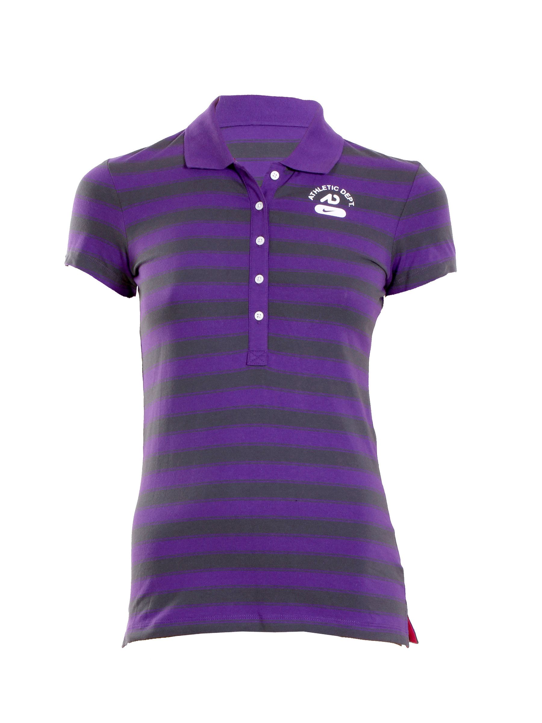 Nike Women Purple Polo T-shirt