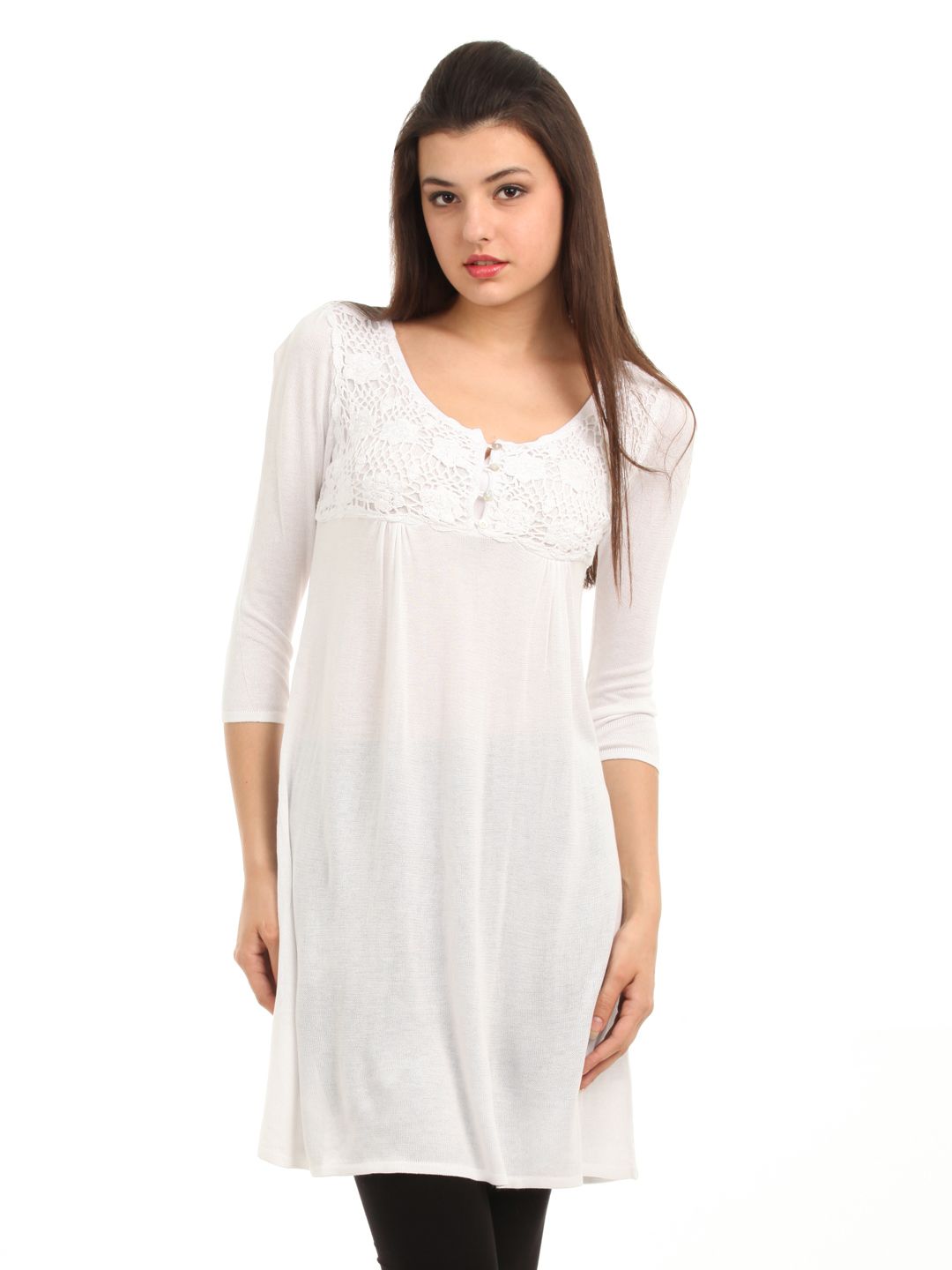 Wills Lifestyle Women White Tunic