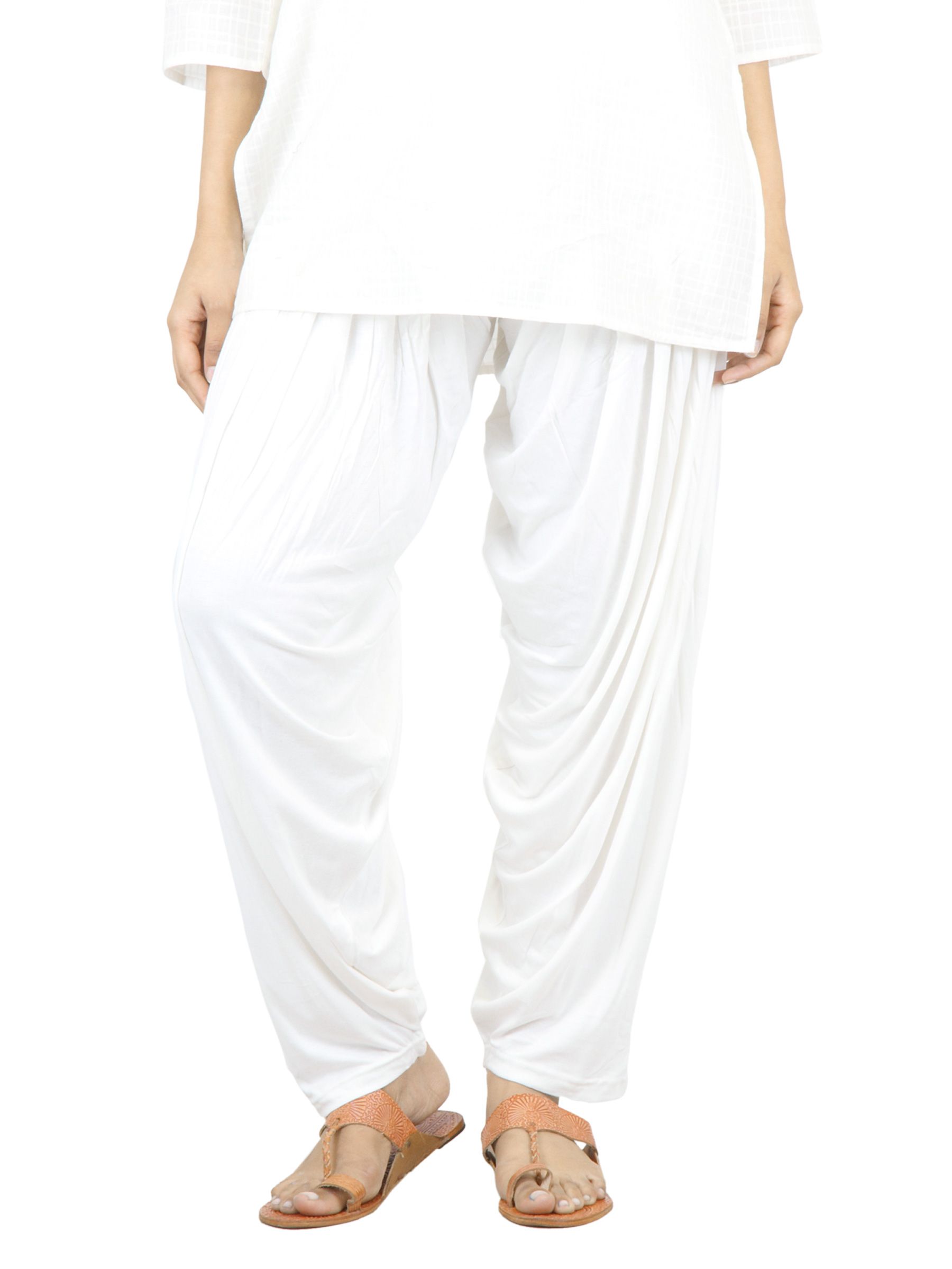 Myntra Women Cream Patiala Salwar