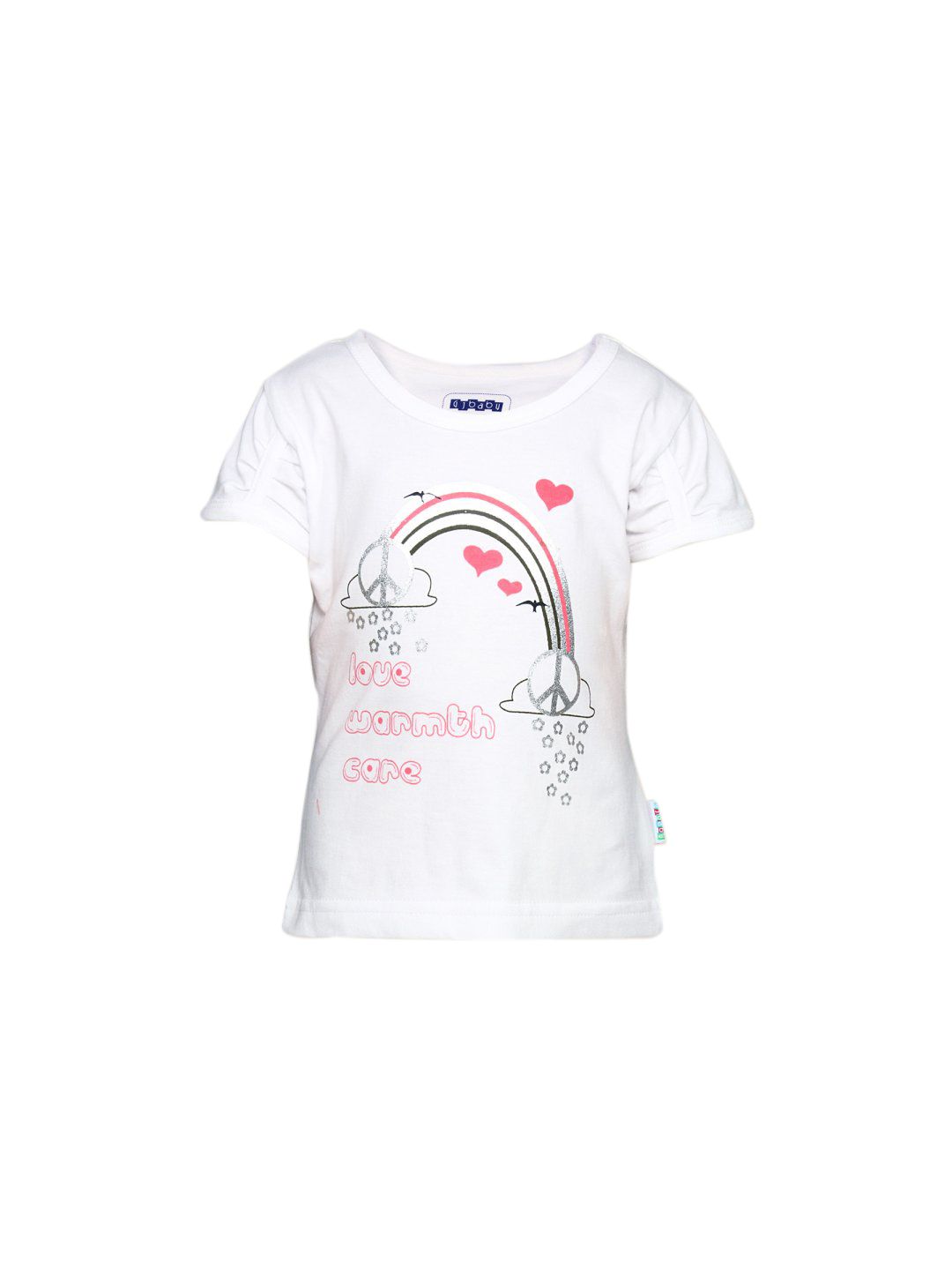 Gini and Jony Girl's Vollie White Kidswear