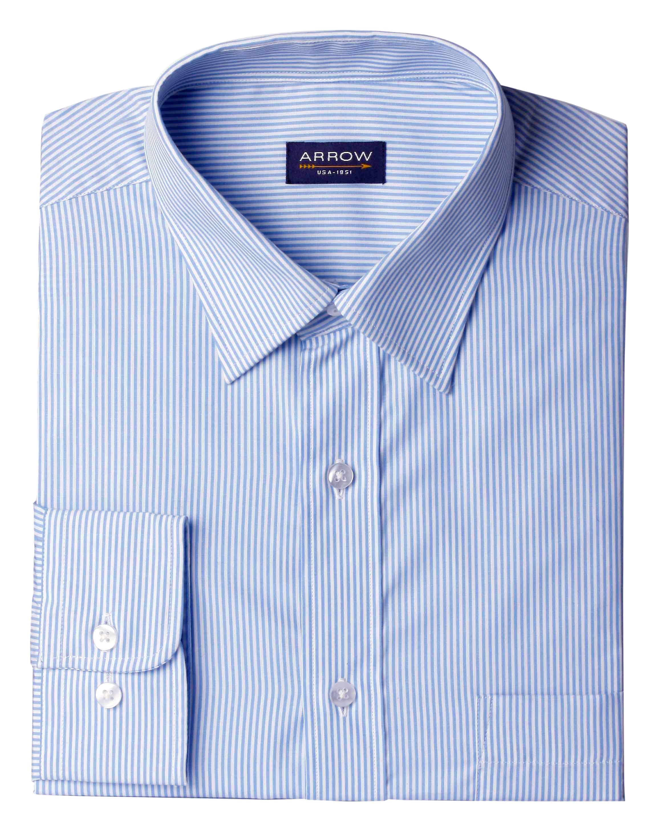 Arrow Men Stripes Blue Shirts