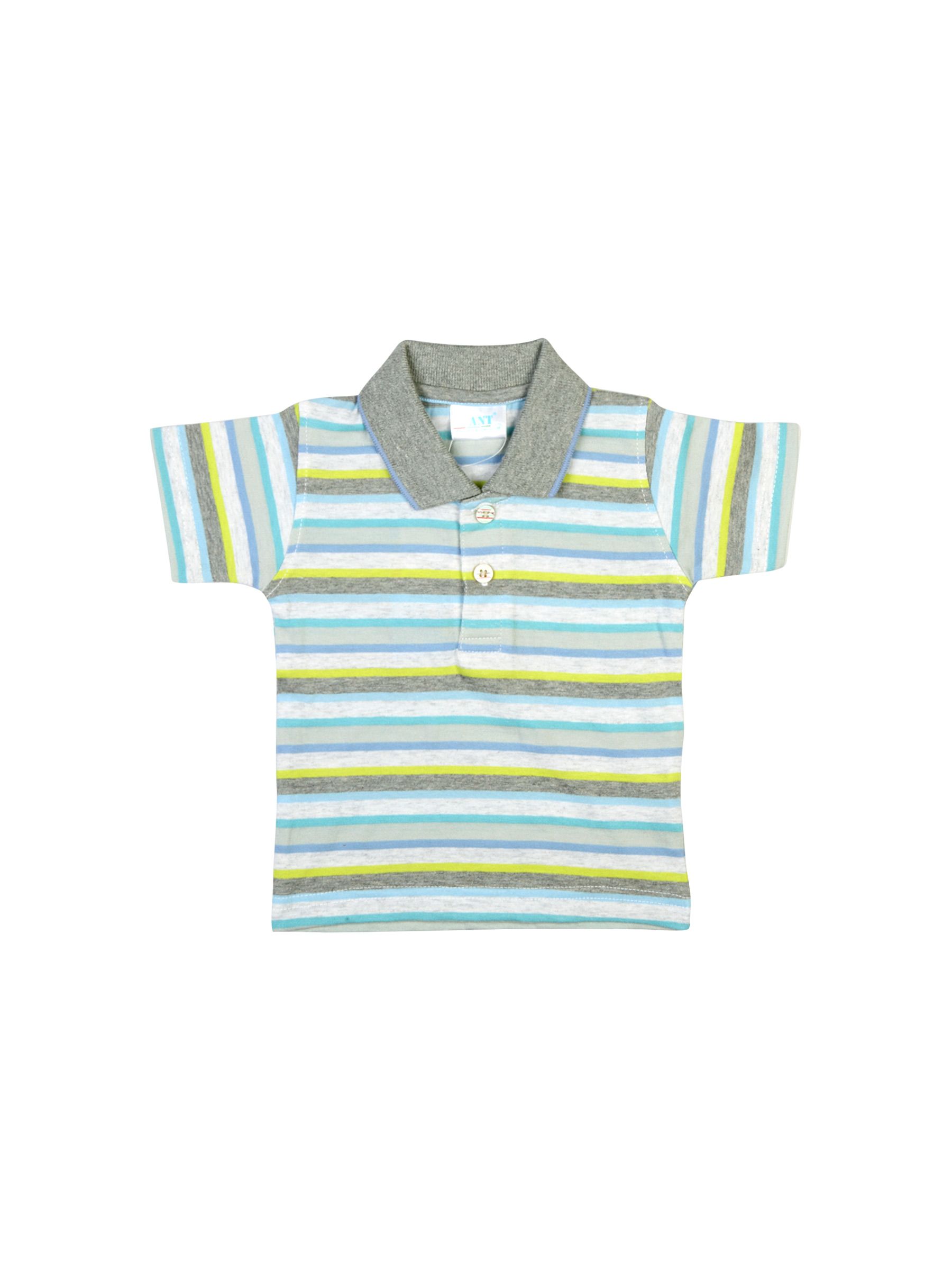 Ant Kids Multi Colour Grey Tshirts