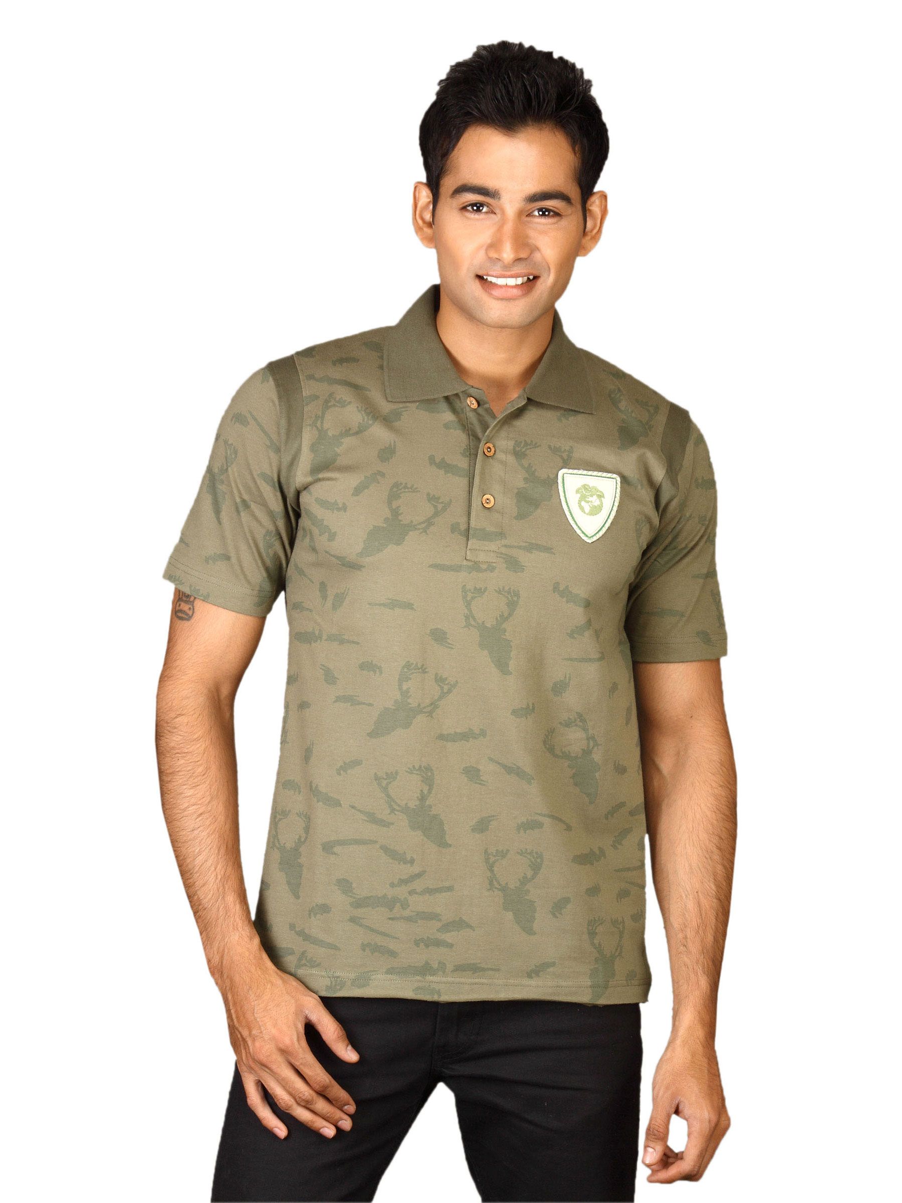 DUSG Men's Sariska Organic Olive T-shirt