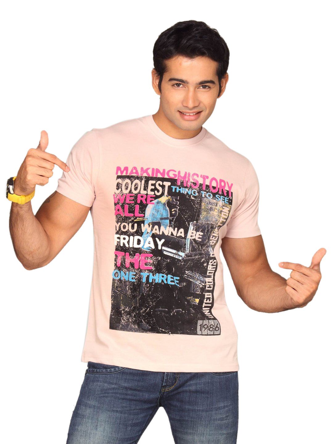 UCB Men's Making Light Pink T-shirt