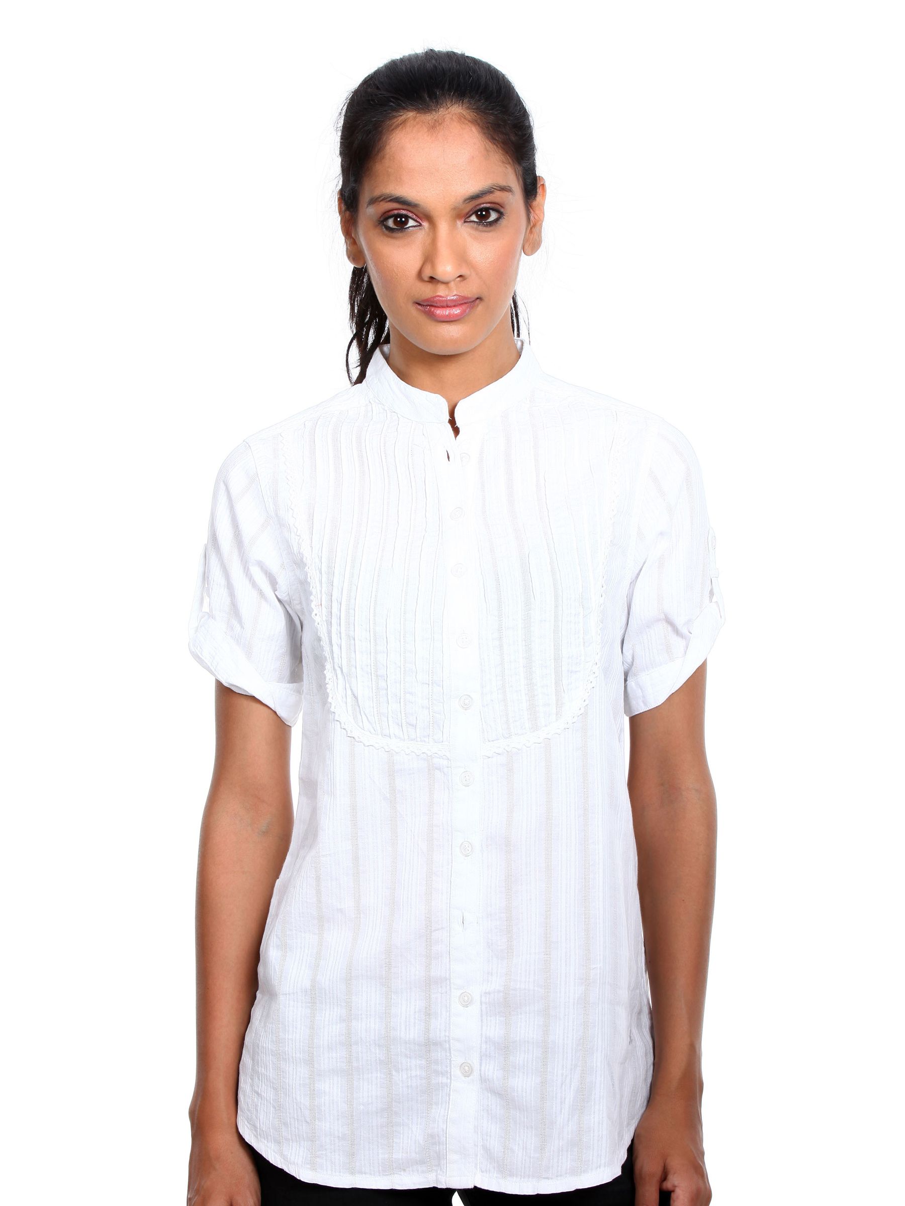 Lee Women White Shirt