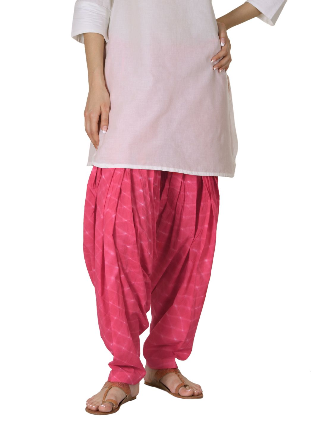 Fabindia Women Pink Patiala