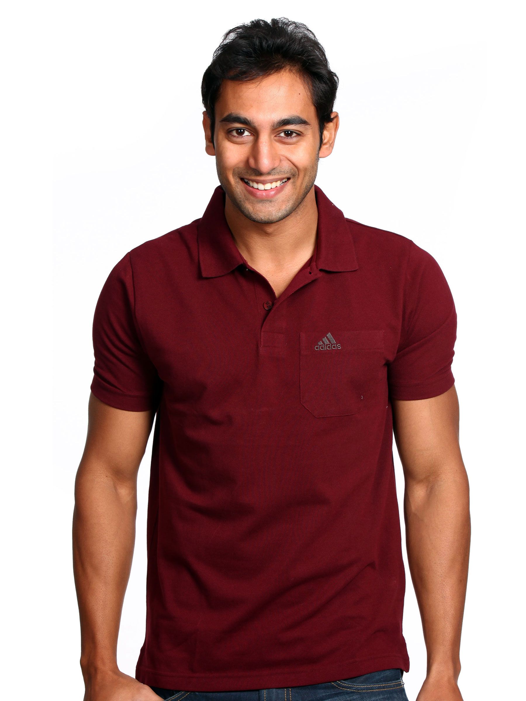 Adidas Mens Pocket Polo T-shirt