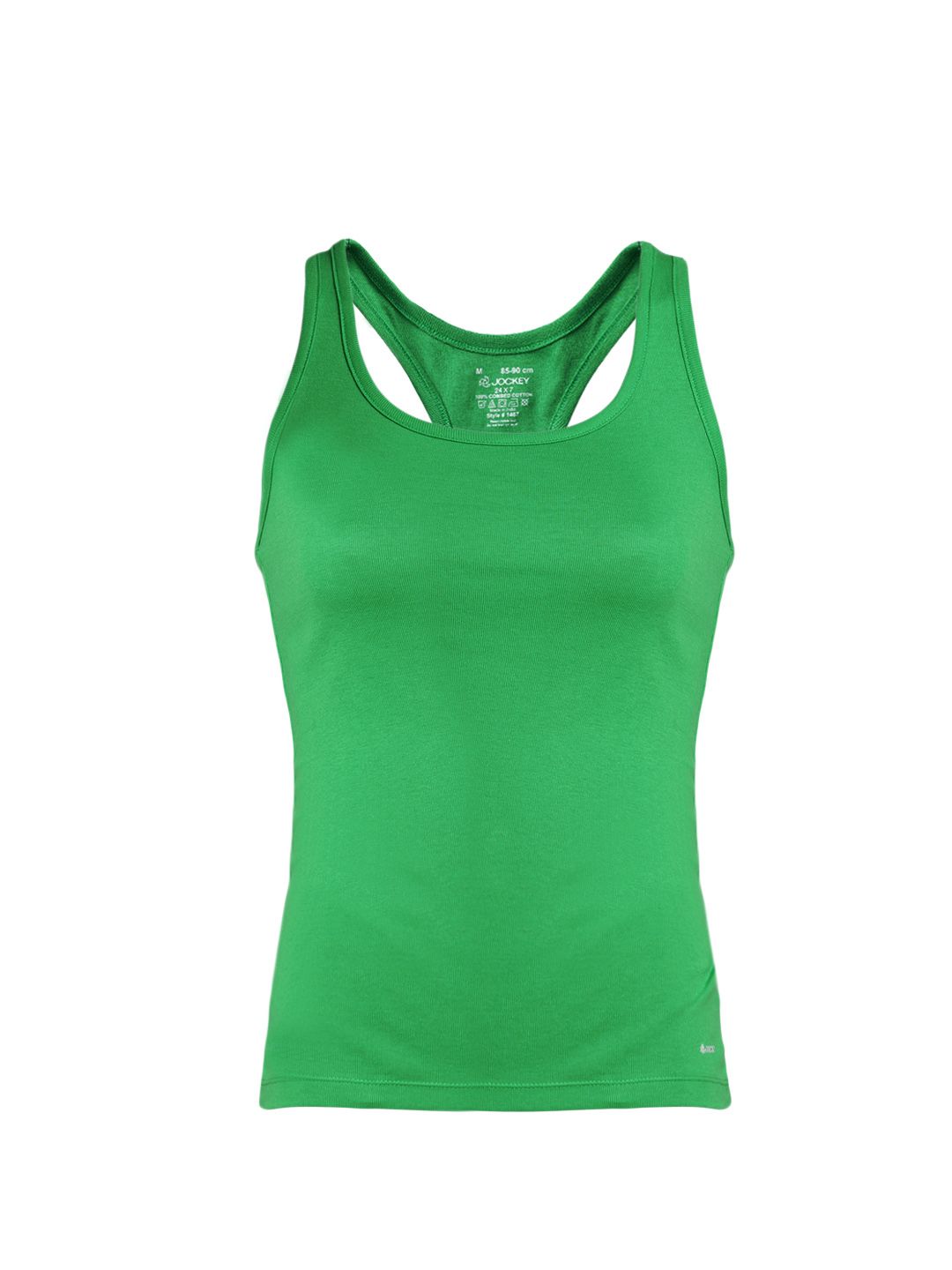 Jockey Women Green Racerback Tank Top