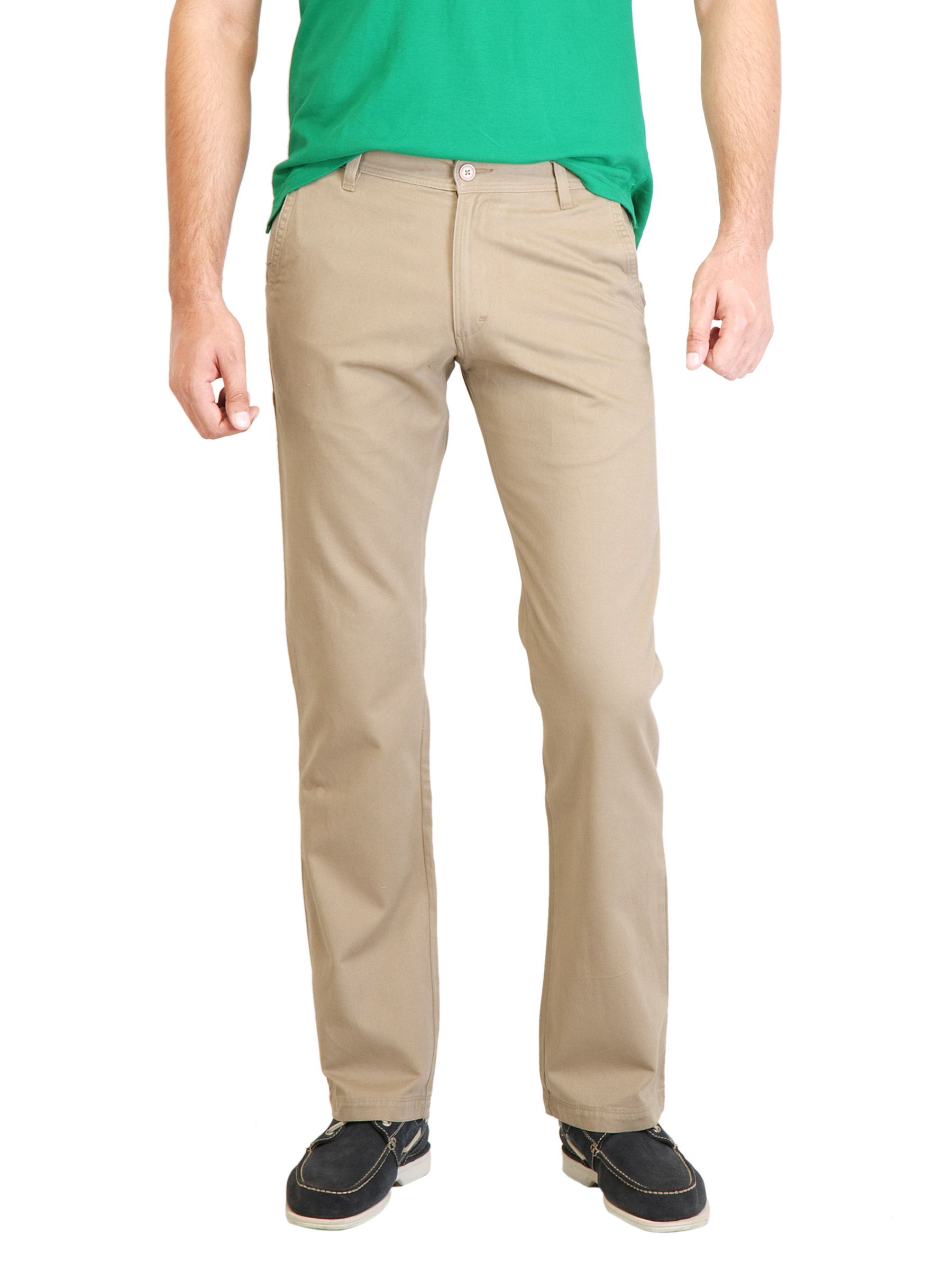 Highlander Men Solid Khaki Trouser