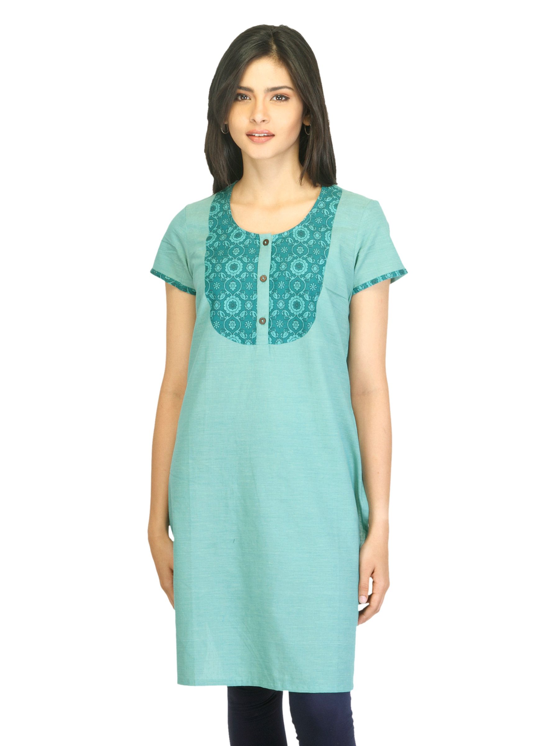 Aurelia Women Green Kurta