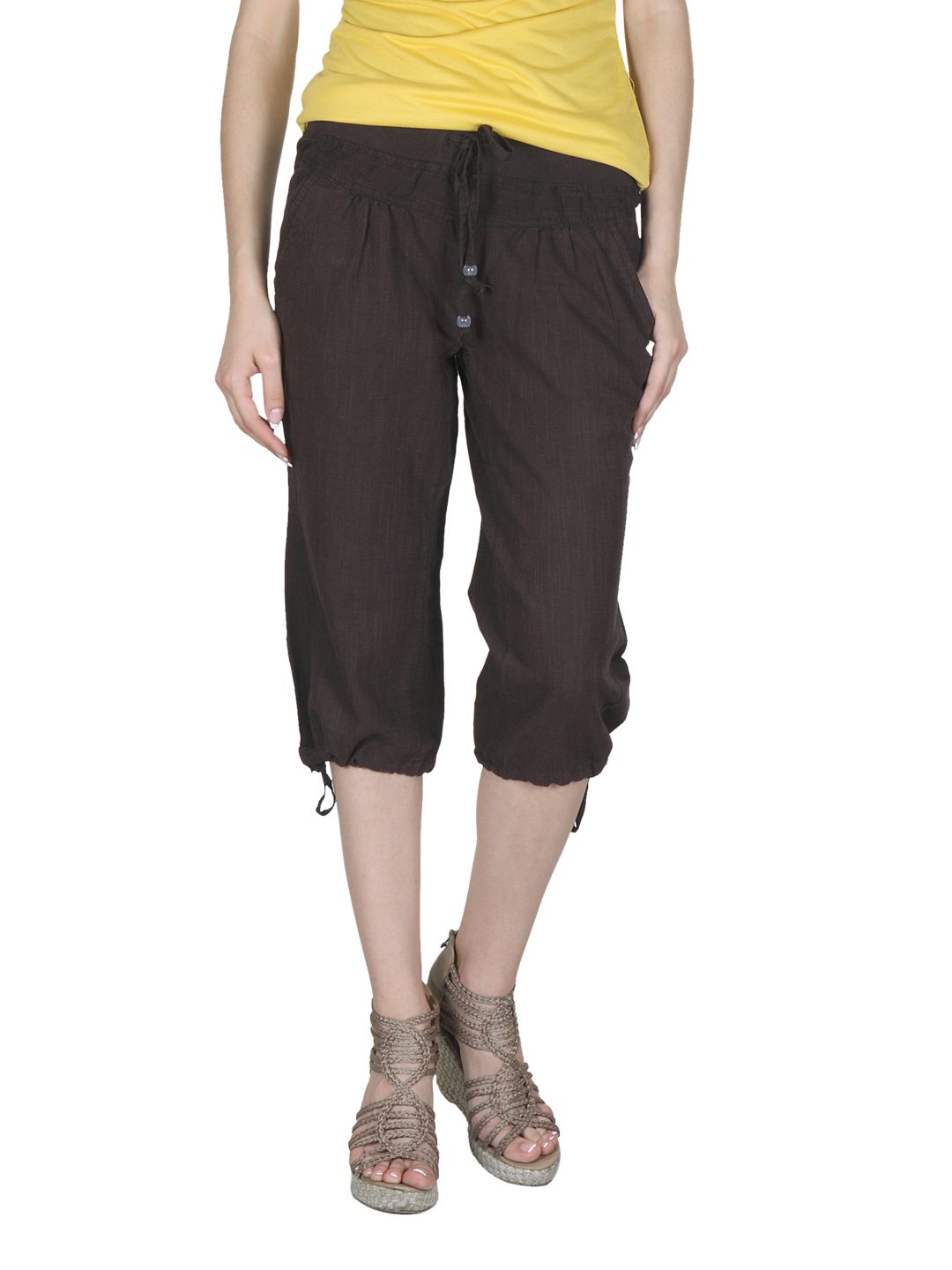 Only Women Brown Shorts