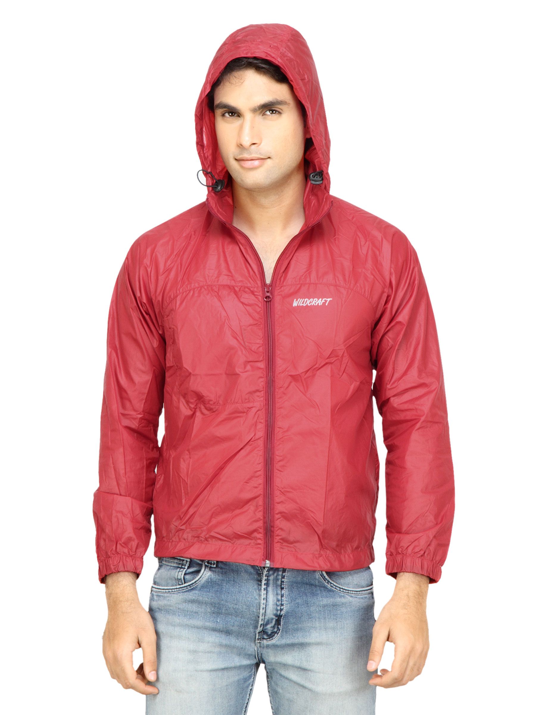 Wildcraft Men Solid Red Wind Cheater