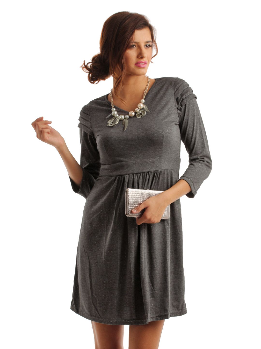 AND Women Grey Dress