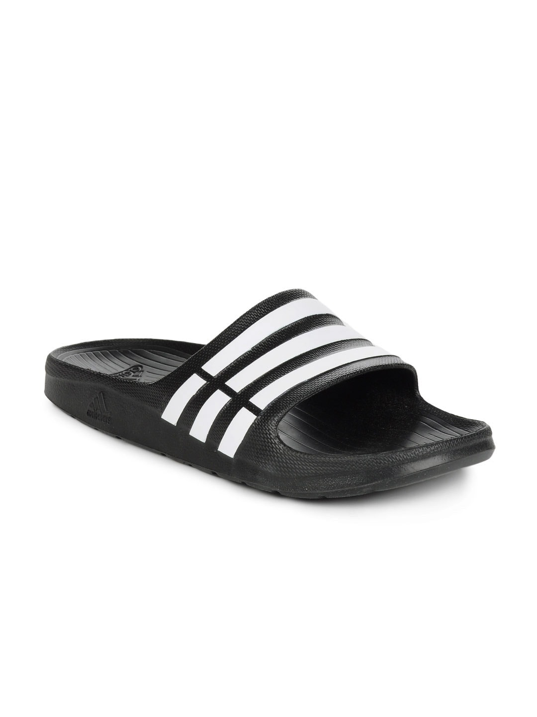 Buy Adidas Men Black Duramo Slide Flip Flops - 339 - Footwear for Men ...