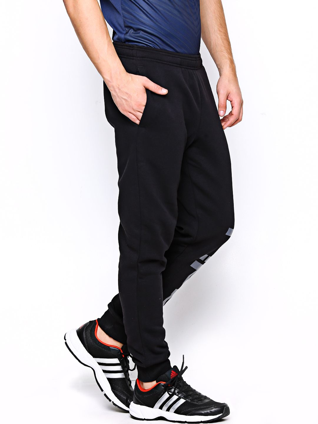 Buy ADIDAS Men Black ESS LIN CH Track Pants - Track Pants for Men