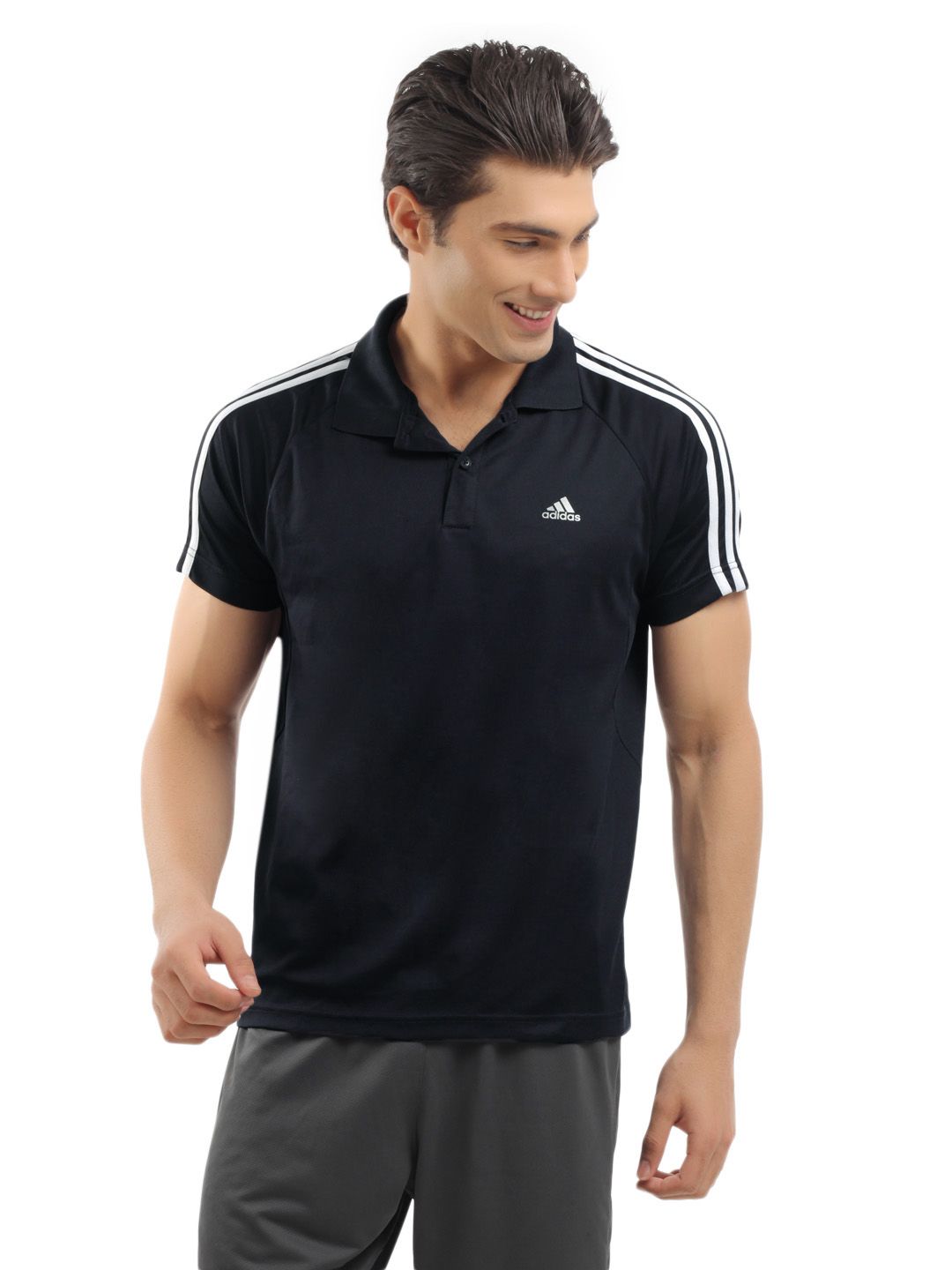 ADIDAS Men Classic Navy Blue T-shirt