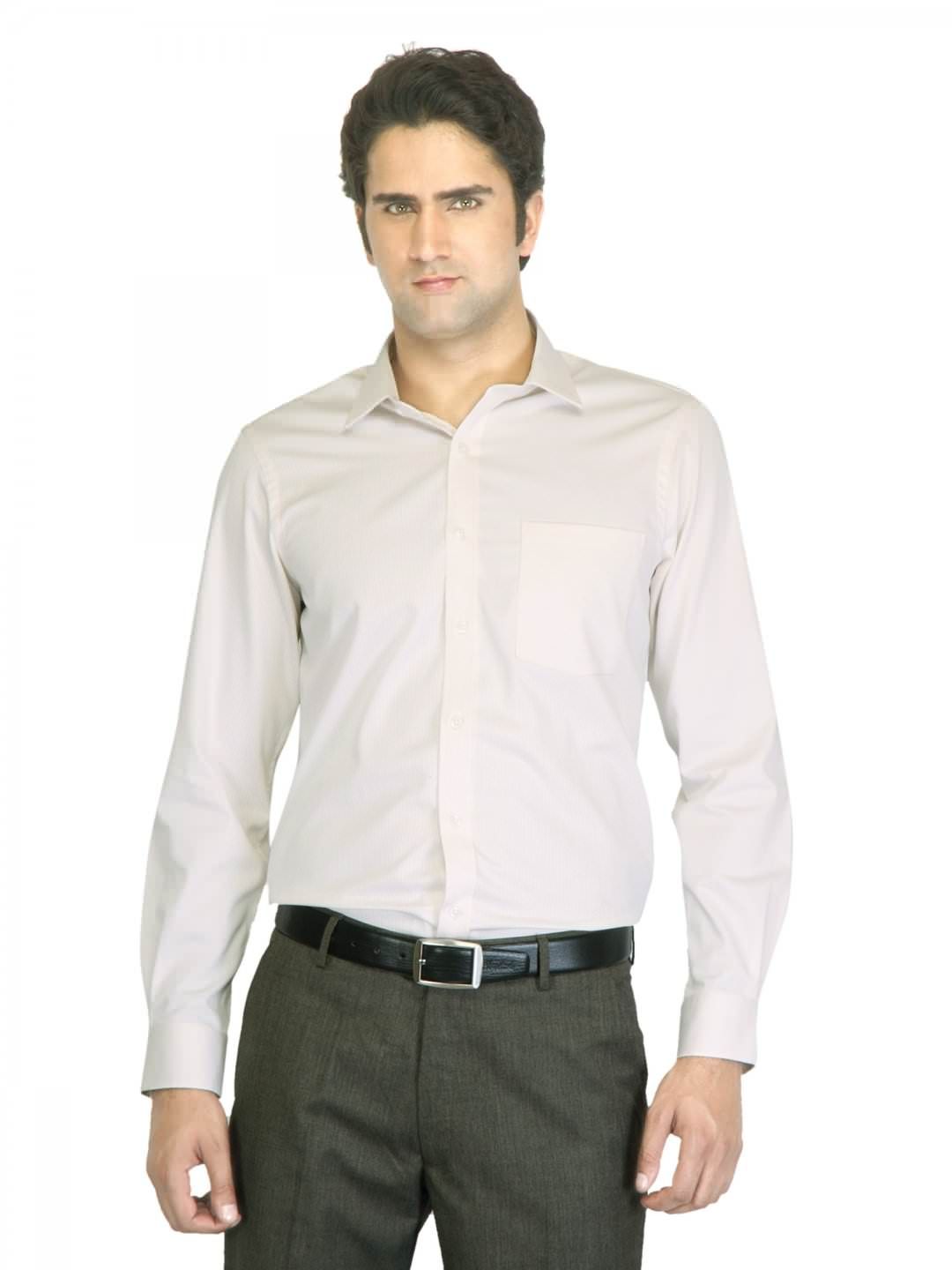 Arrow Men Off White Slim Fit Shirt