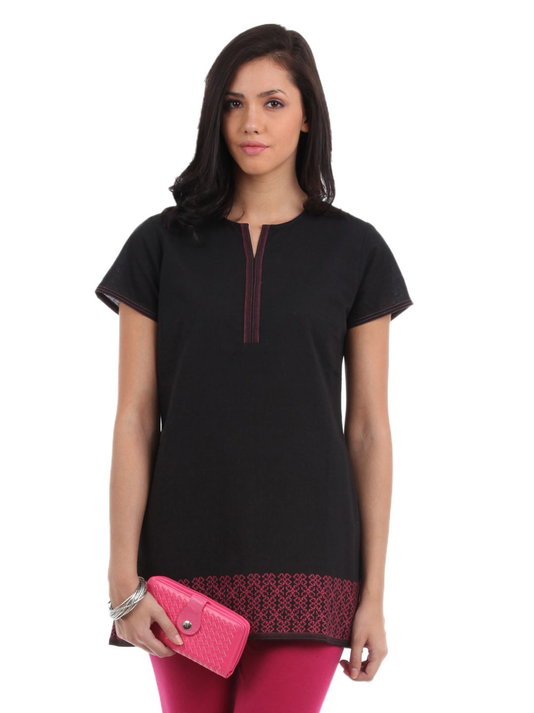 Aurelia Women Black Kurti