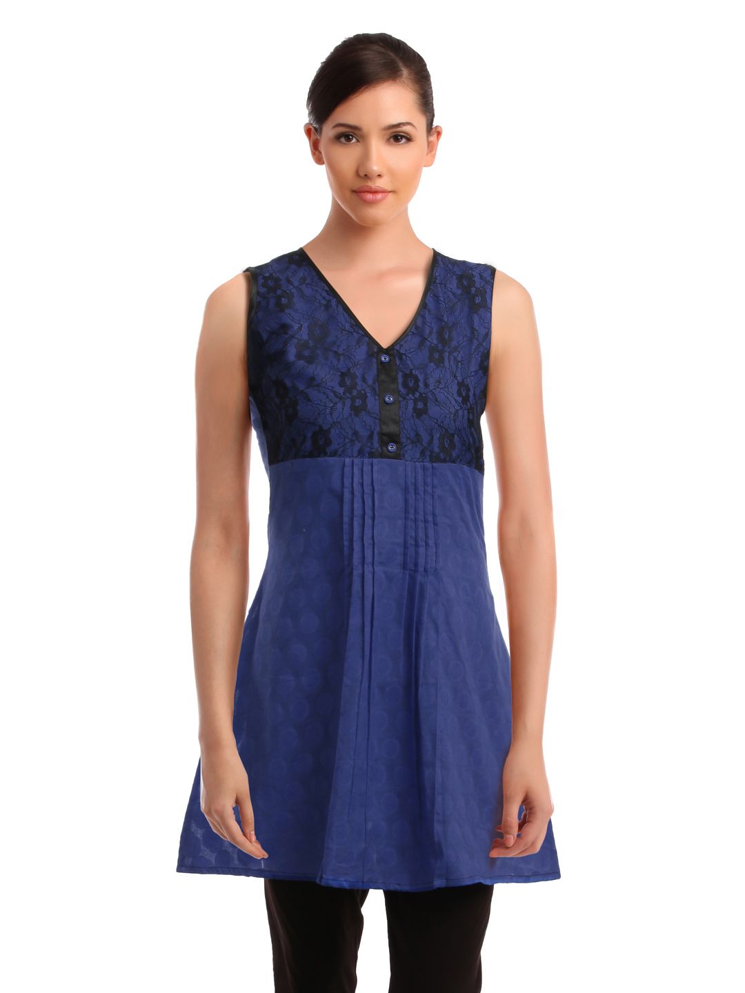 Ayaany Women Blue Tunic