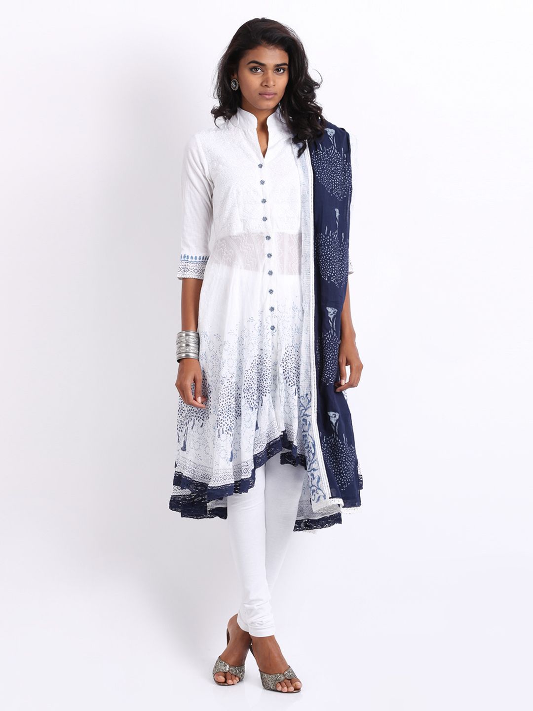 women's churidar tops