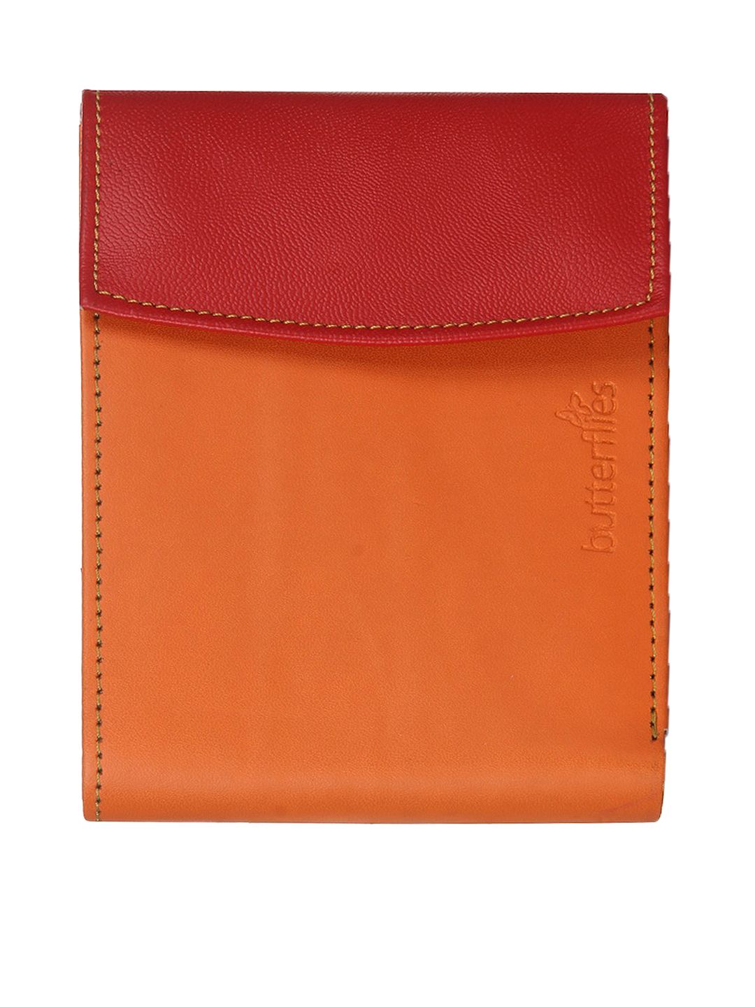 Butterflies Women Coral Red Wallet Price in India