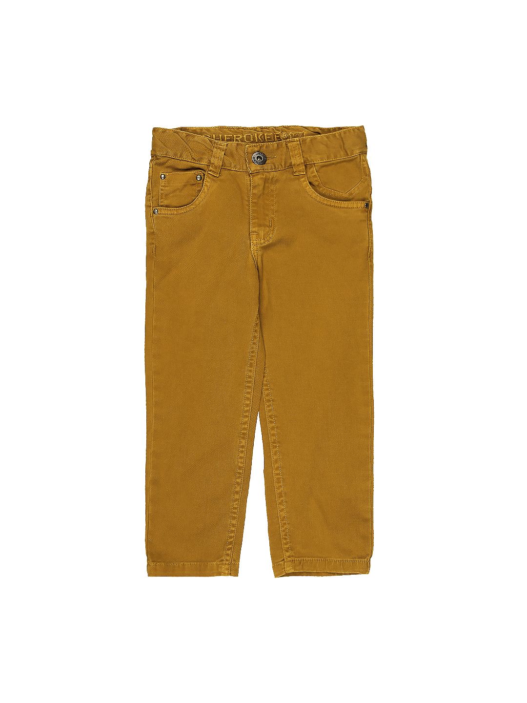 Buy Cherokee Boys Mustard Yellow Jeans 363 Apparel for Boys 359216