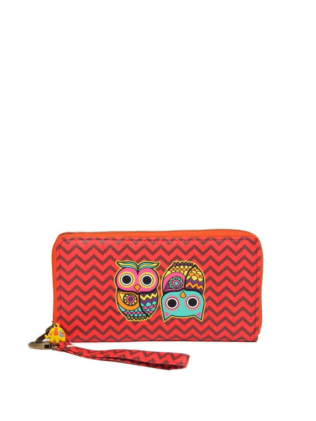 Buy Chumbak Red Owl Print Wallet 365 Accessories for Women 228082