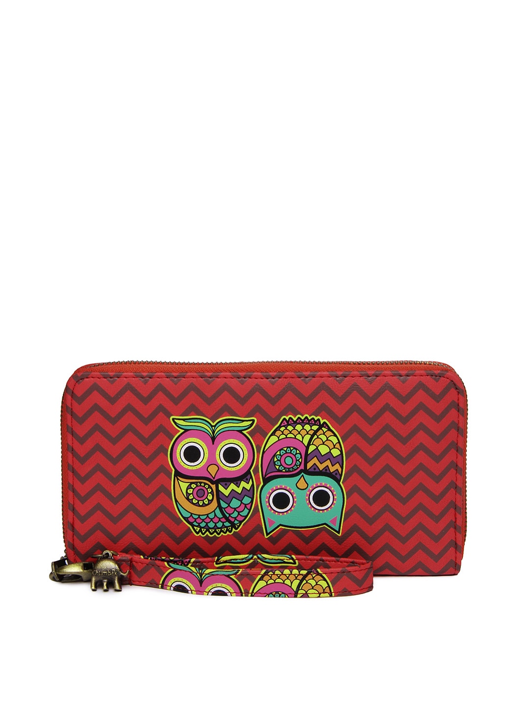 Chumbak Women Red Printed Wallet Price in India