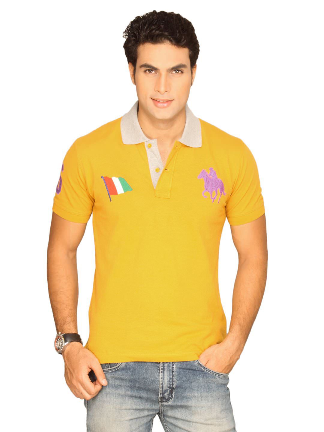 Classic Polo Men's Swiss Yellow T-shirt