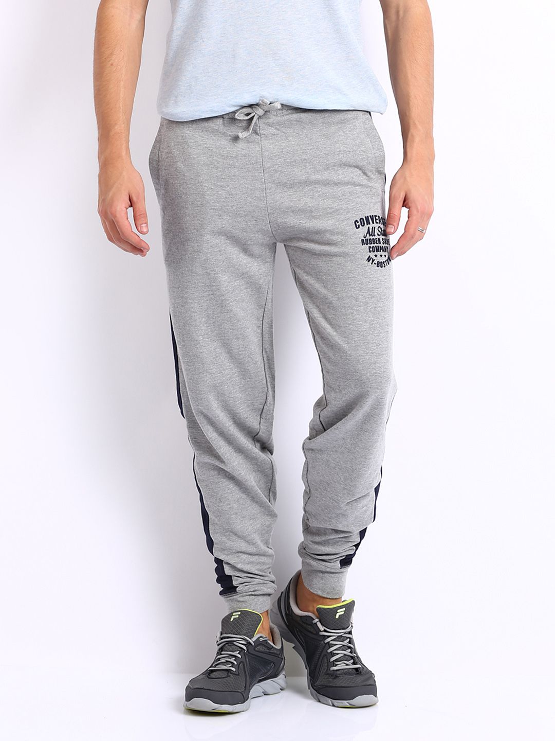 grey track pants womens