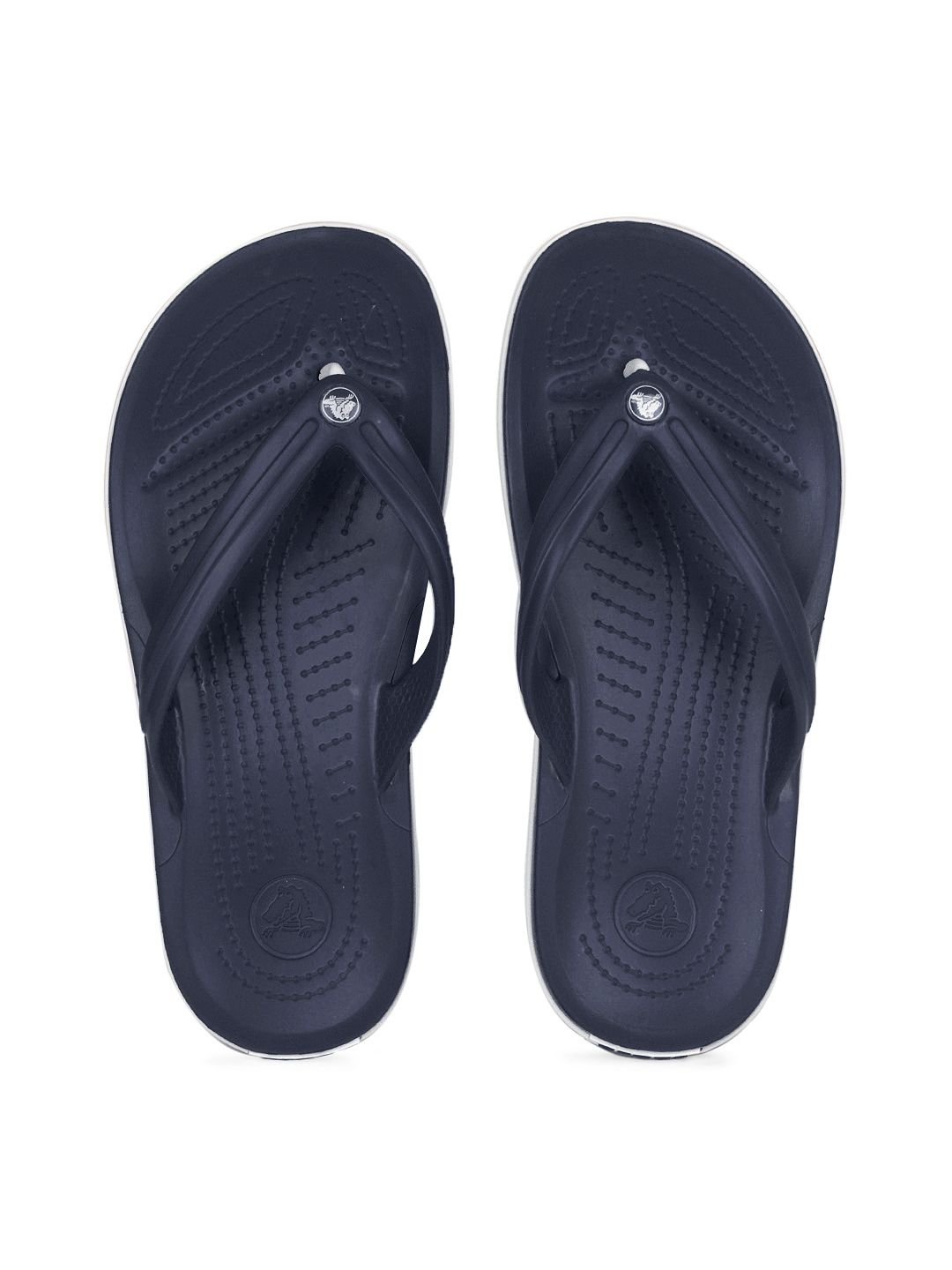 Crocs Unisex Navy Crocband Flip Flops Price in India