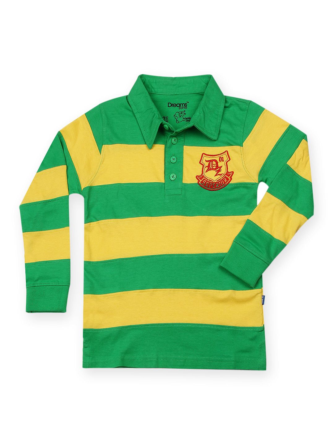 Zink London Women's Yellow Striped Shirt