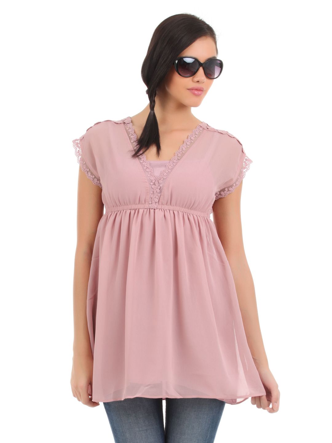 Elle Women Pink Tunic