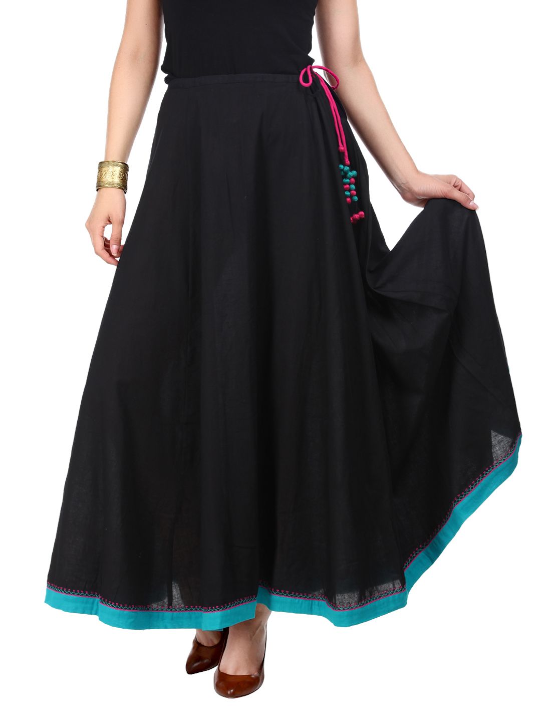 Buy Fabindia Black Ethnic Skirt 577 Apparel for Women 117176