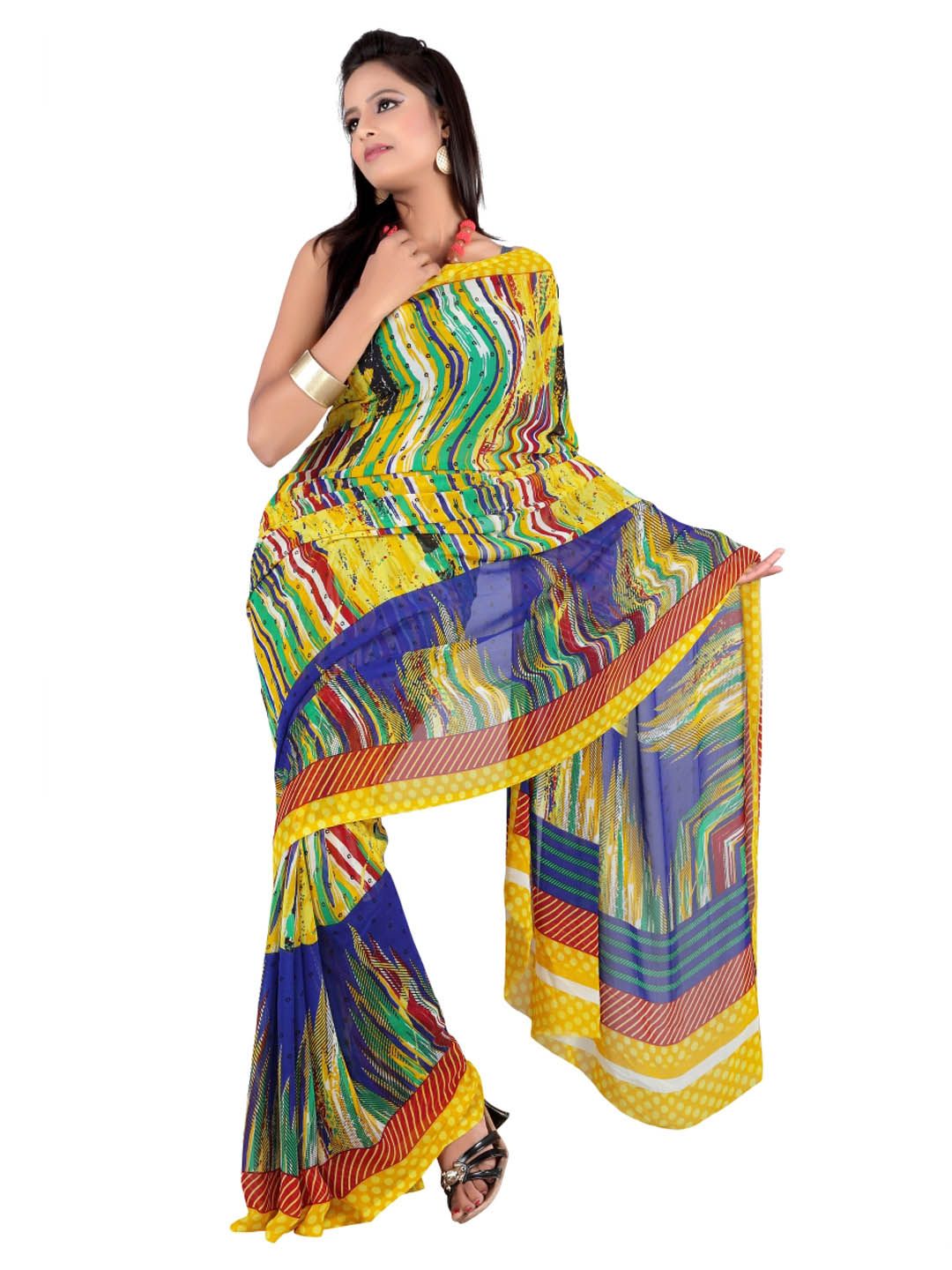 FNF Multi Coloured Sari