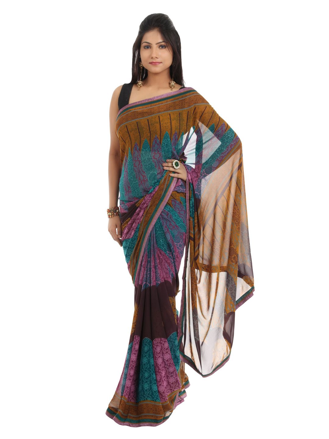 FNF Multi Coloured Sari