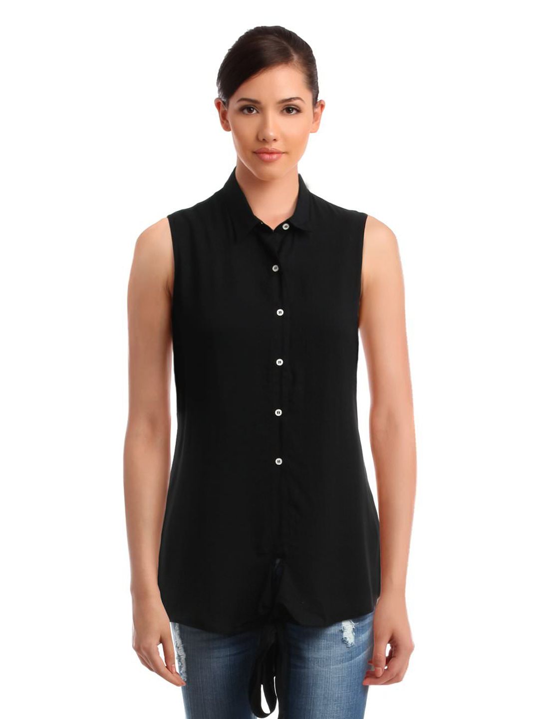 Femella Women Black Shirt