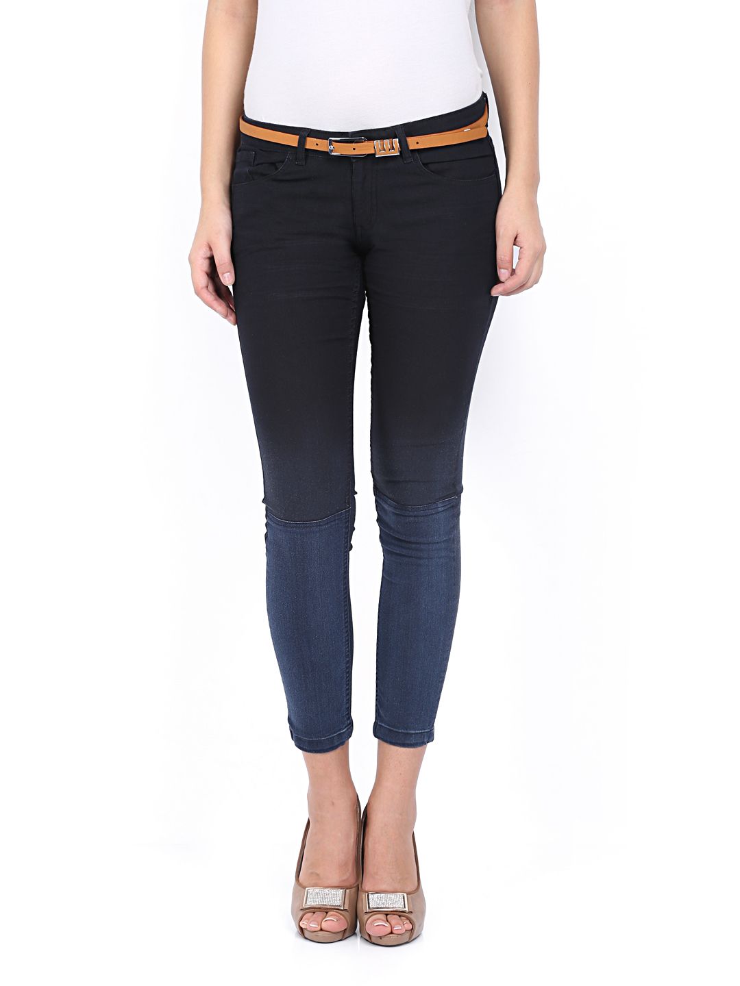 black jeans on myntra