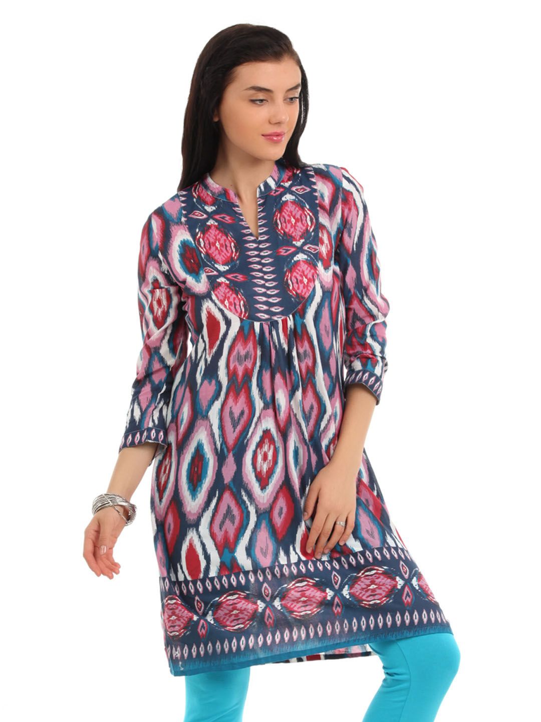 Global Desi Women Multi Coloured Kurta