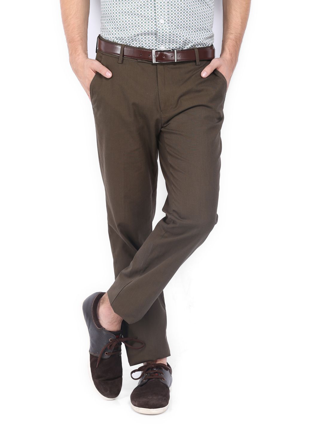 mens brown casual pants