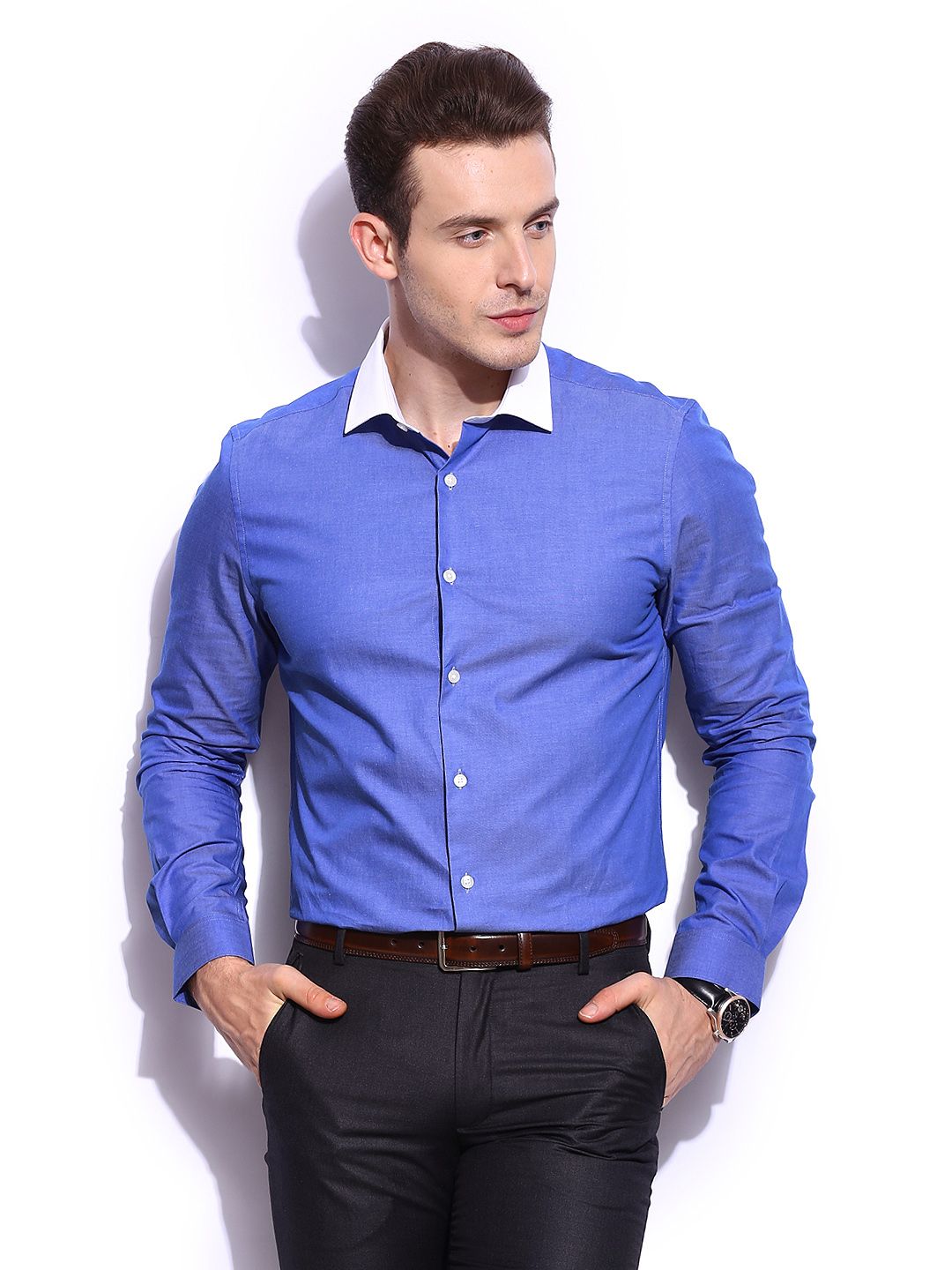 best formal shirt colour for interview