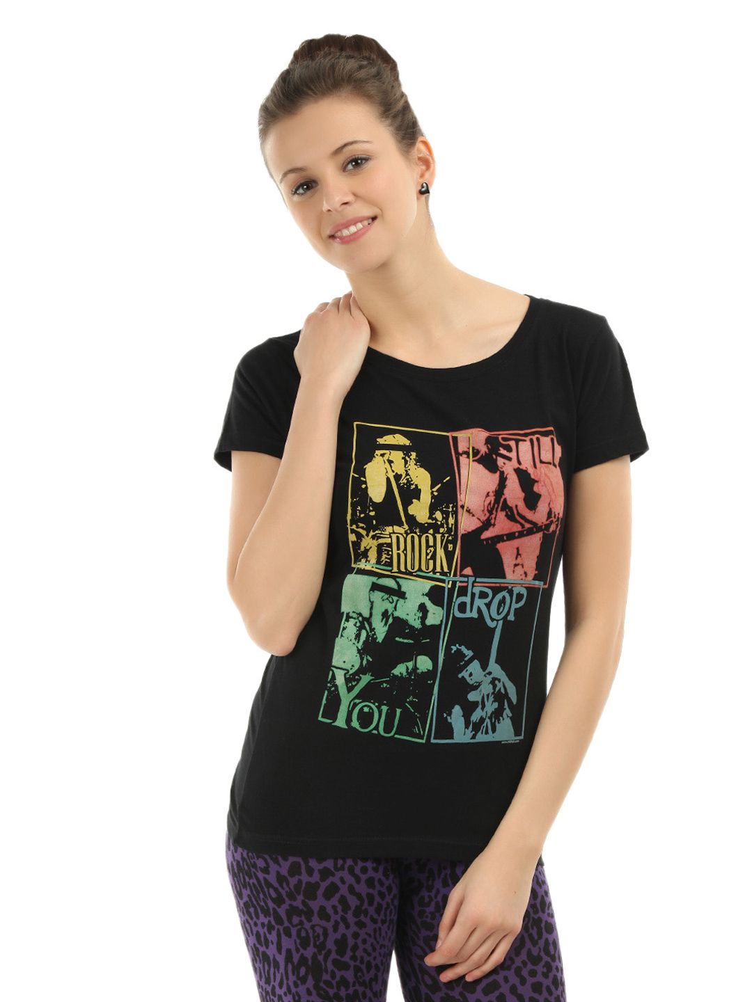 Inkfruit Women Black T-shirt