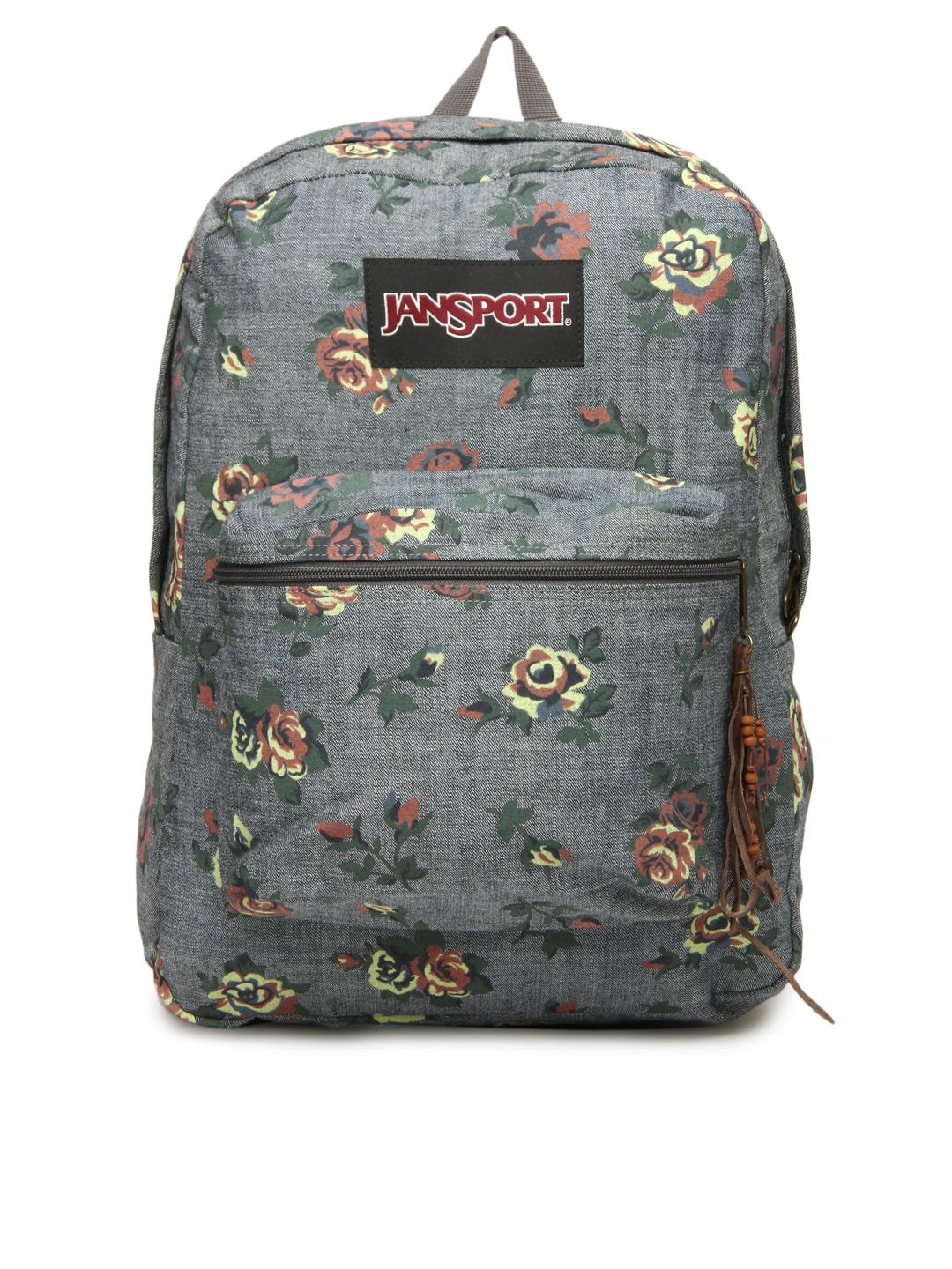 Buy Jansport Women Grey Floral Print Super FX Backpack - Backpacks for Women | Myntra