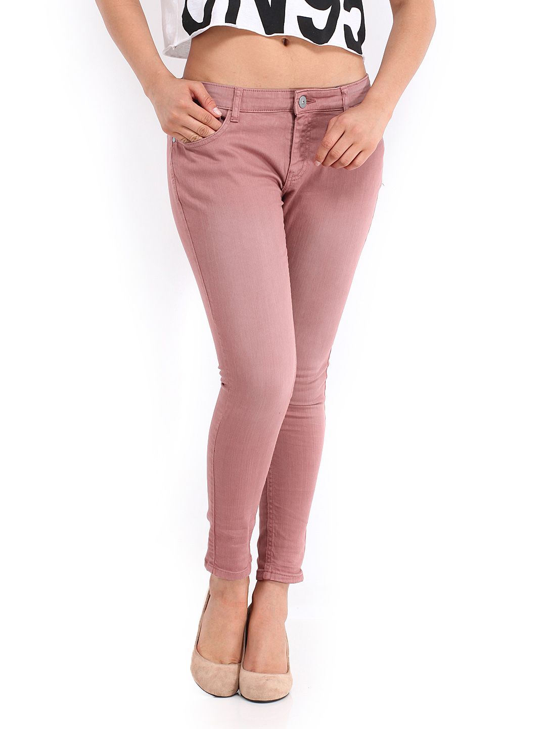 myntra ankle length jeans