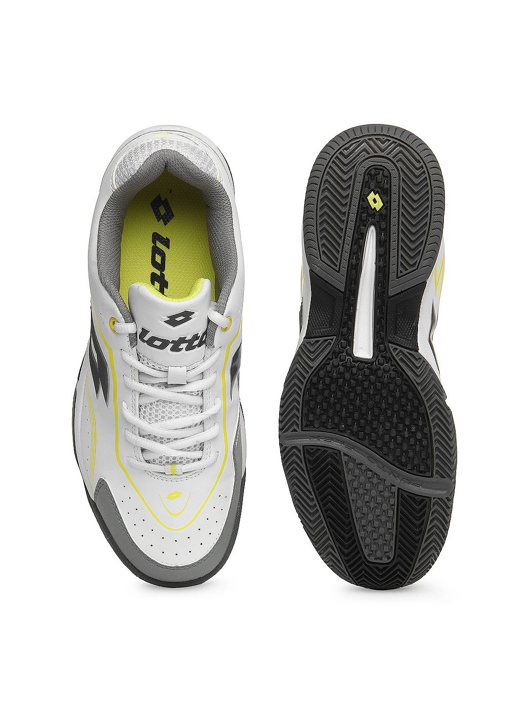 Buy Lotto Men White & Grey Vector Sports Shoes - Sports Shoes for