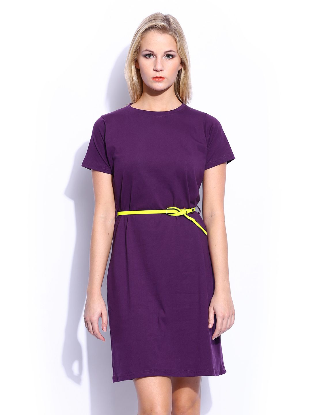 Jersey One Shoulder Purple Prom Dress 5442