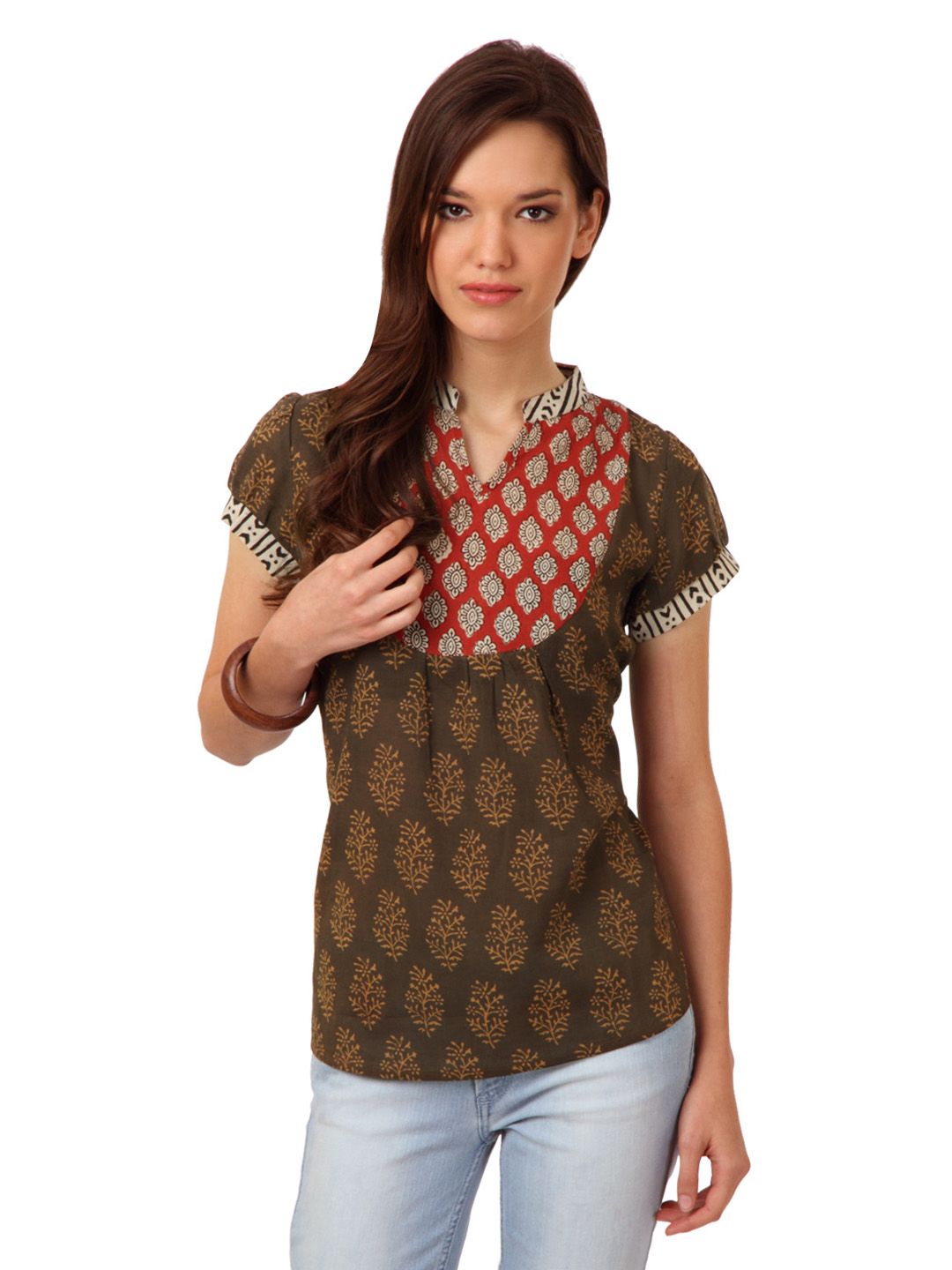 Mother Earth Women Brown Top