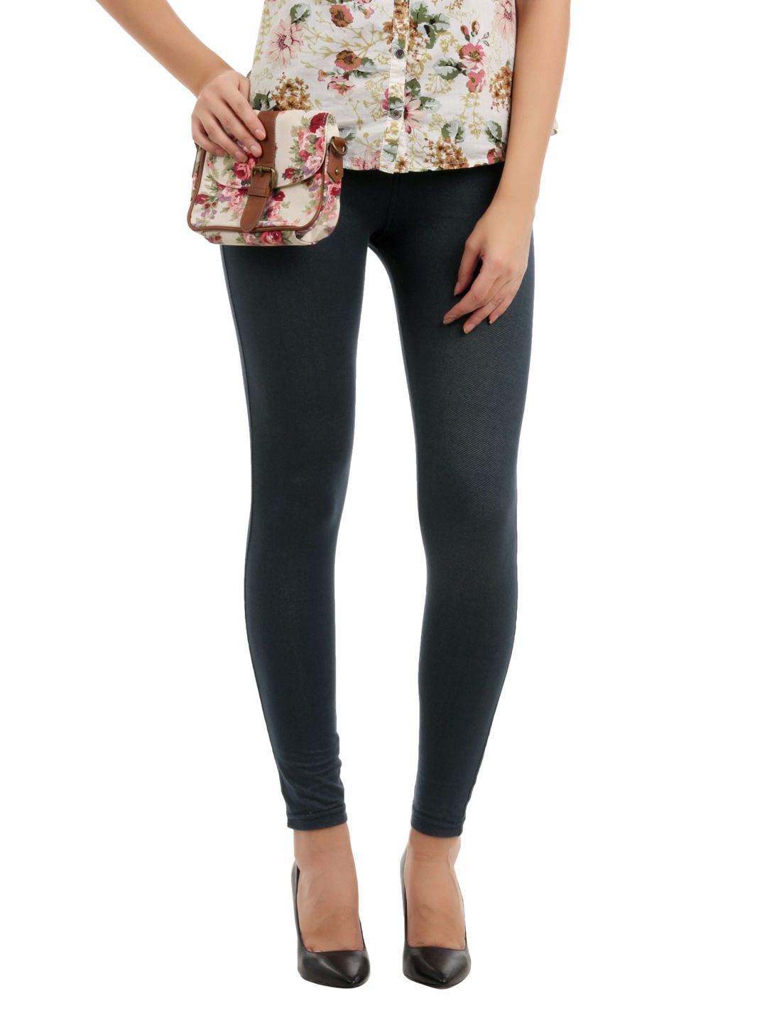Myntra Women Navy Blue Jeggings